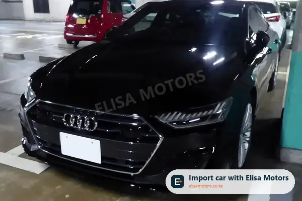 Audi A7 Sportback sedan for sale in Kenya, import from UK and Japan