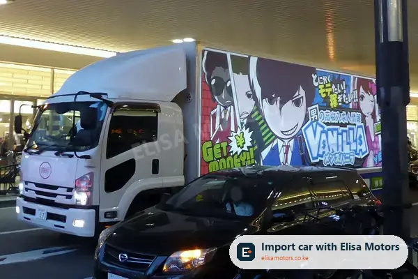 Isuzu Elf truck for sale in Kenya, import from Japan, photo 3