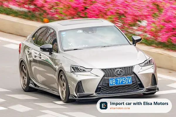 Lexus IS sedan for sale in Kenya, import from Japan, photo 2