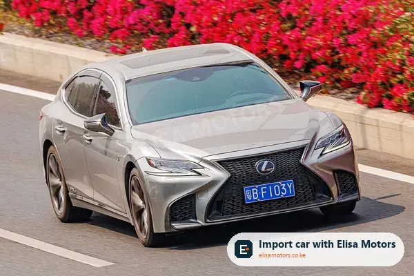 Lexus LS sedan for sale in Kenya, import from Japan
