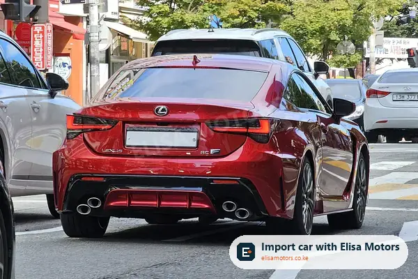 Lexus RC sports car for sale in Kenya, import from Japan, photo 3