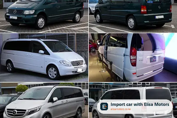 Mercedes-Benz V-Class mpv for sale in Kenya, import from UK and Japan, photo 3