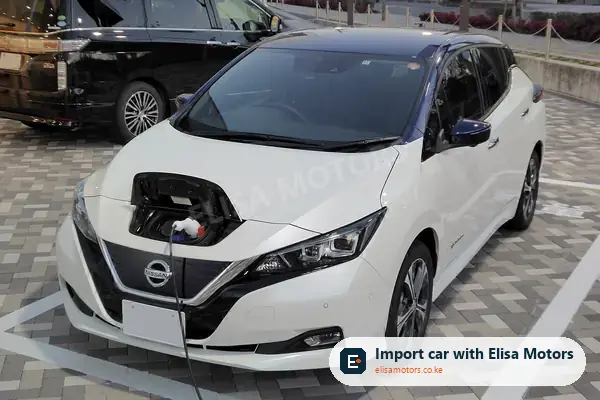 Nissan Leaf hatchback for sale in Kenya, import from UK and Japan, photo 2