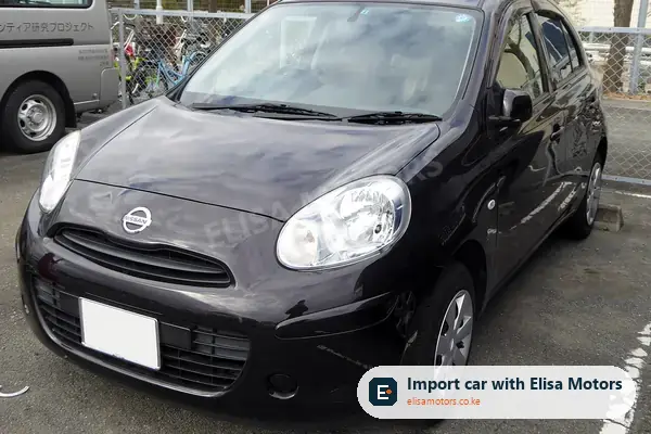 Nissan March hatchback for sale in Kenya, import from Japan