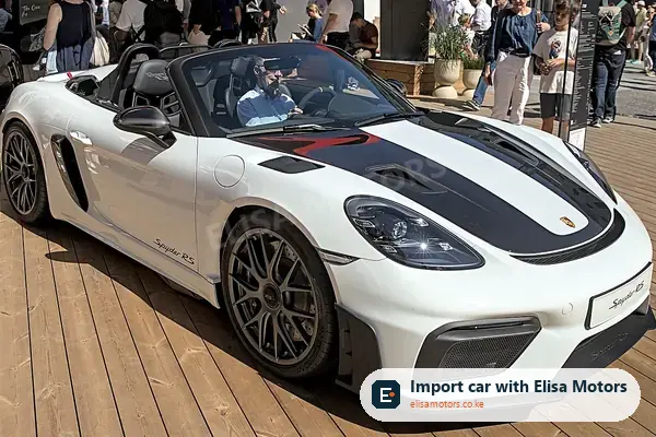Porsche 718 Boxster sports car for sale in Kenya, import from UK and Japan, photo 2
