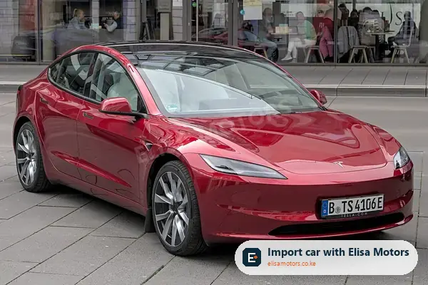 Tesla Model 3 sedan for sale in Kenya, import from UK