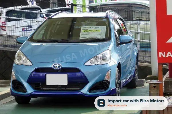 Toyota Aqua hatchback for sale in Kenya, import from Japan, photo 3