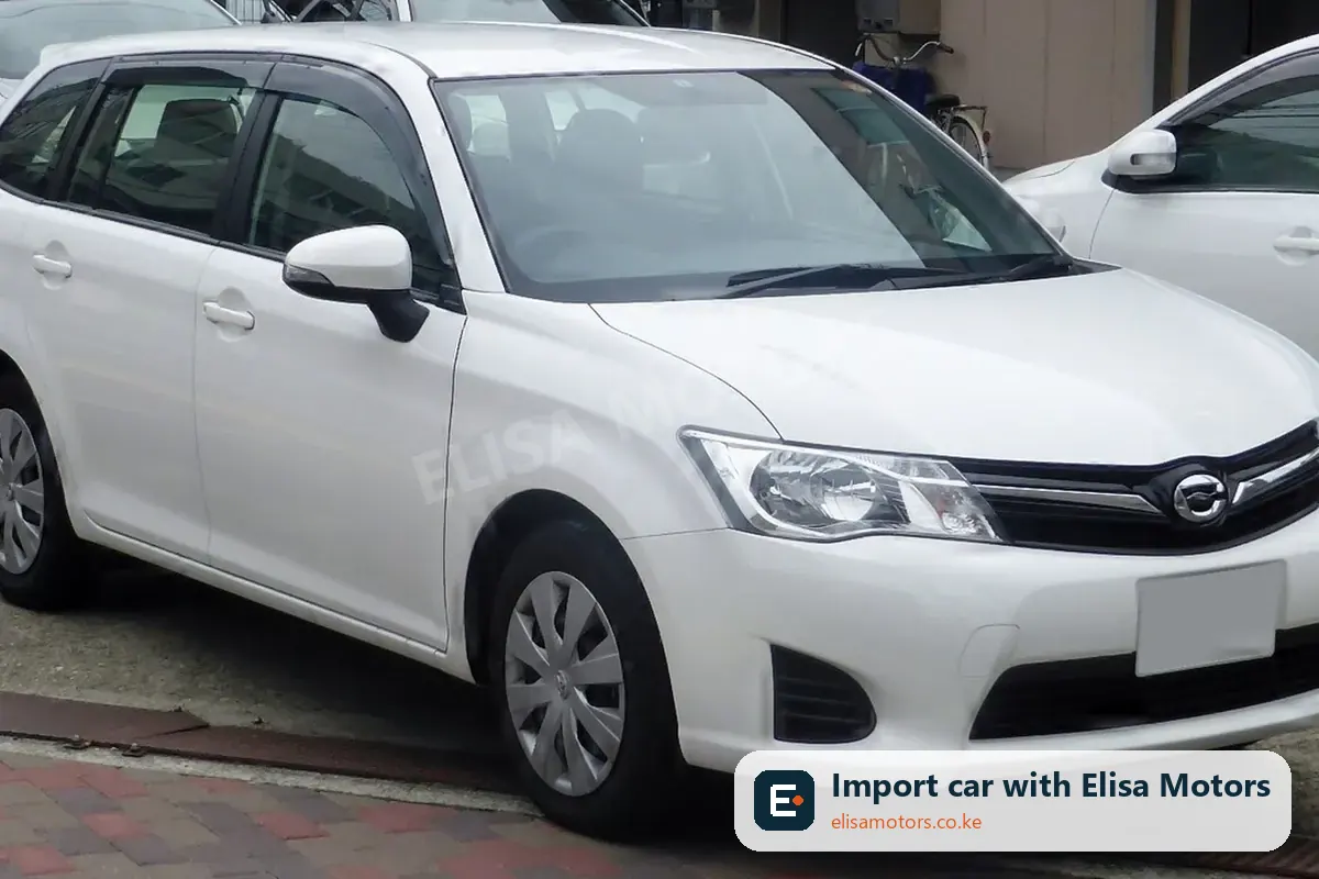 Toyota Corolla Fielder price in Kenya | Elisa Motors Toyota Corolla Fielder station wagon for sale in Kenya, import from Japan