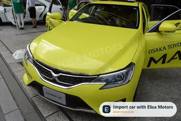 Toyota Mark X sedan for sale in Kenya, import from Japan, photo 2