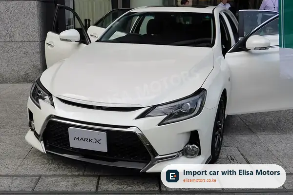 Toyota Mark X sedan for sale in Kenya, import from Japan, photo 3