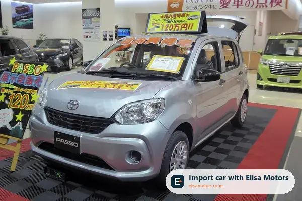 Toyota Passo hatchback for sale in Kenya, import from Japan
