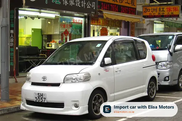 Toyota Porte mpv for sale in Kenya, import from Japan