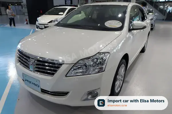 Toyota Premio sedan for sale in Kenya, import from Japan