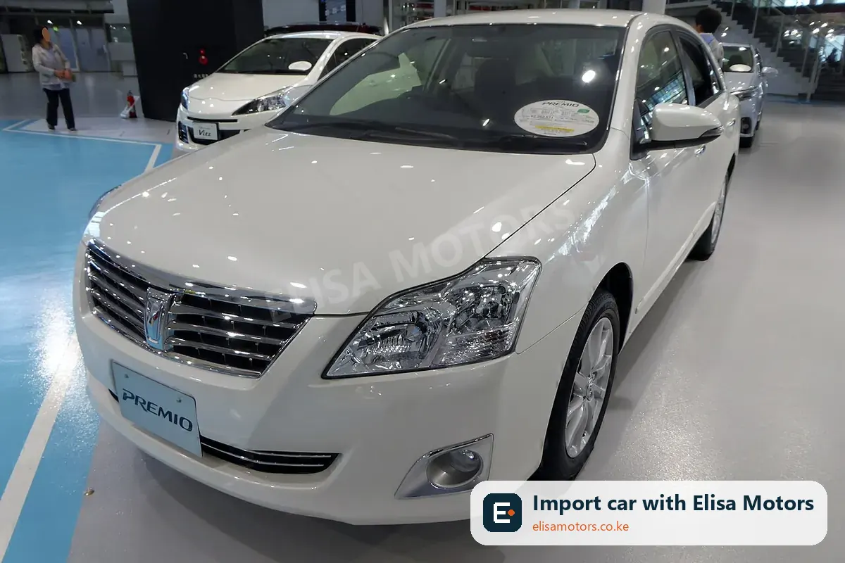 Toyota Premio price in Kenya | Elisa Motors Toyota Premio sedan for sale in Kenya, import from Japan