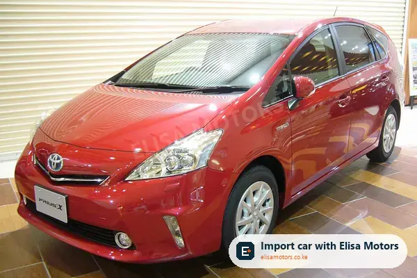 Toyota Prius Alpha station wagon for sale in Kenya, import from Japan