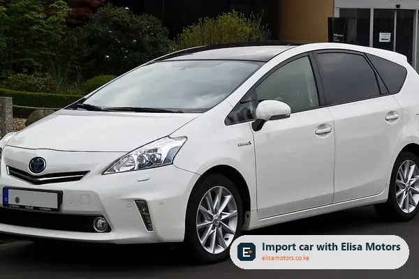 Toyota Prius Alpha station wagon for sale in Kenya, import from Japan, photo 2
