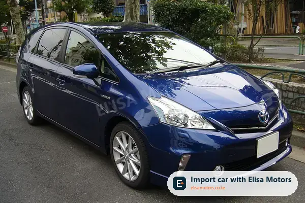 Toyota Prius Alpha station wagon for sale in Kenya, import from Japan, photo 3