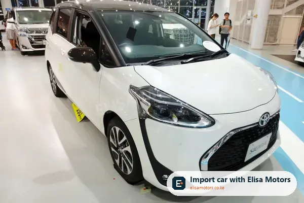 Toyota Sienta mpv for sale in Kenya, import from Japan