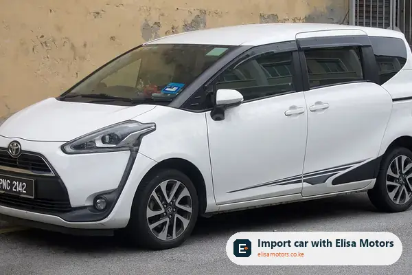 Toyota Sienta X 1.5 mpv for sale in Kenya, import from Japan, photo 3