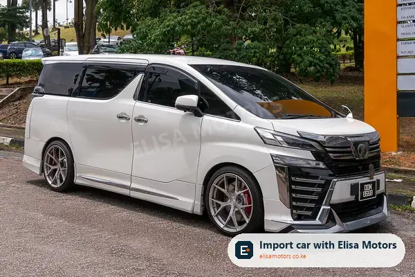 Toyota Vellfire mpv for sale in Kenya, import from Japan