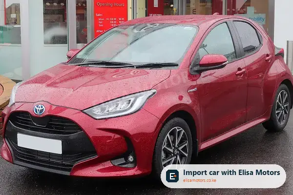 Toyota Yaris hatchback for sale in Kenya, import from Japan